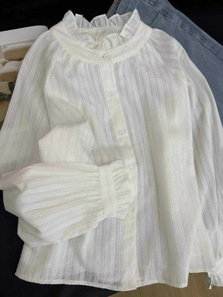 Y2K Lace Patchwork Women White - Y2K Winter Clothing 评论和价格