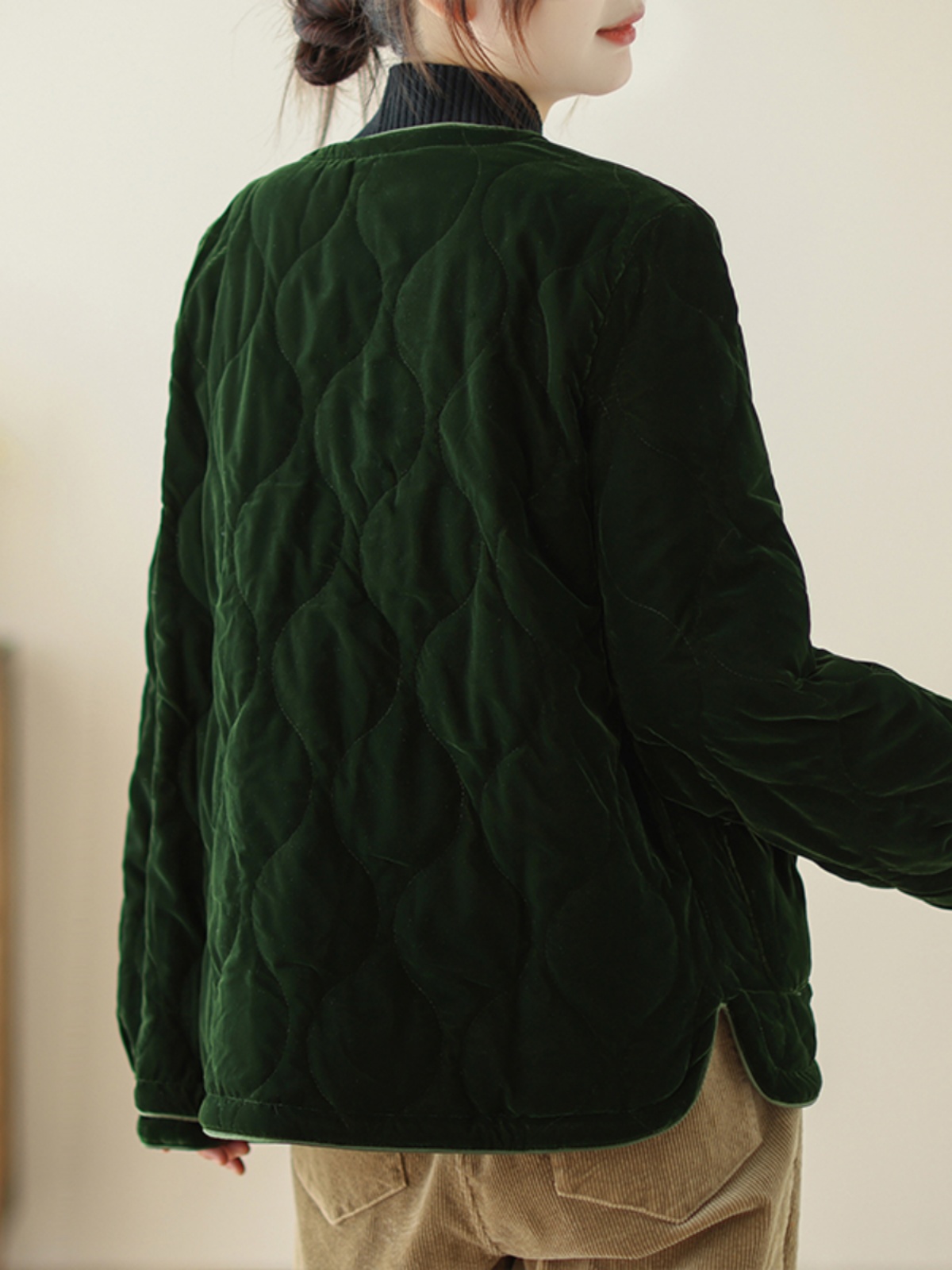 Retro Casual Cotton Jacket rou - Winter Clothing Types 评论和价格