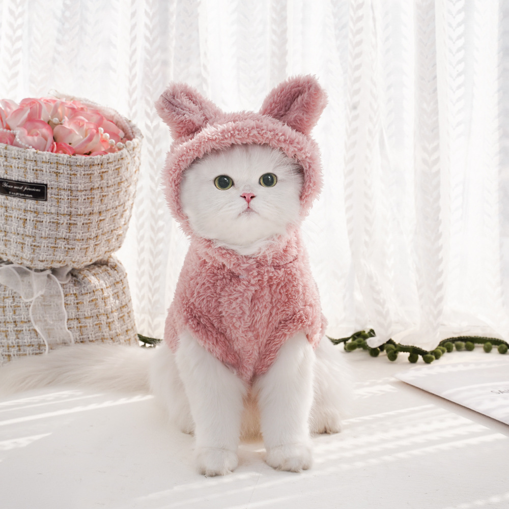 Pet Dog Soft Fleece Clothes Cu - Fleece Hoodie Lined 评论和价格
