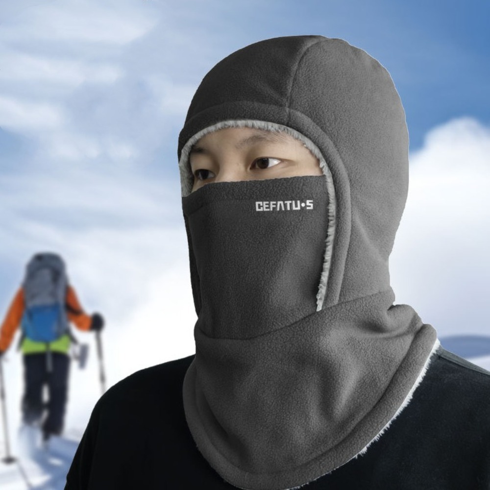 Winter Balaclava Ski Mask Ther - Fleece Hoodie Lined 评论和价格
