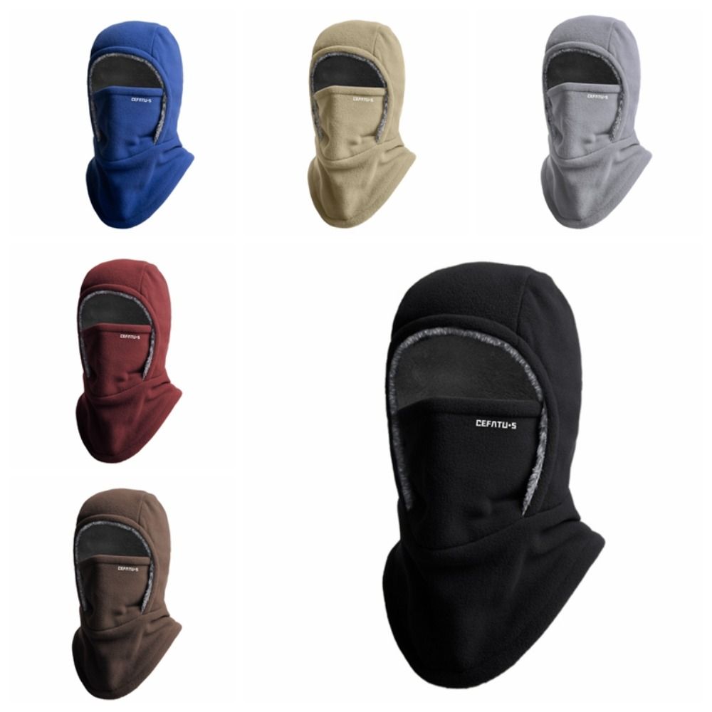Winter Balaclava Ski Mask Ther - Fleece Hoodie Lined 评论和价格
