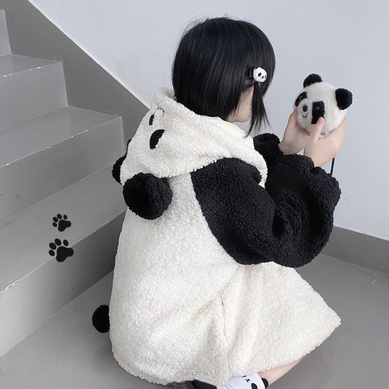 2025 Autumn Winter New Lamb Wo - Fleece Hoodie Lined 评论和价格
