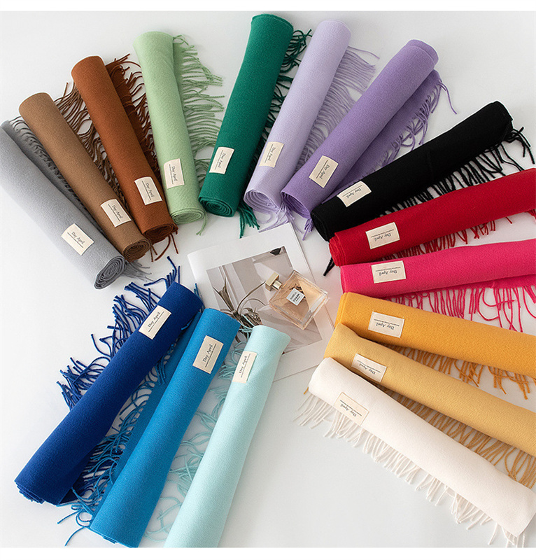 2024 Autumn Scarf For Women Lo - Cashmere Scarf Wrap 评论和价格