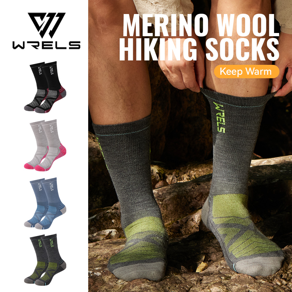 WRELS 1/2/3 Merino Wool Socks  - Thermal Sock Merino 评论和价格