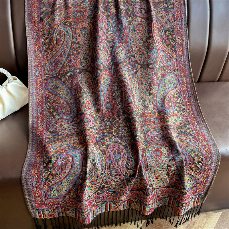 Luxury Embroidery Cashmere Win - Cashmere Scarf Wrap 评论和价格