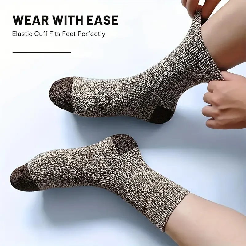 5 Pairs Merino Wool Socks for  - Thermal Sock Merino 评论和价格