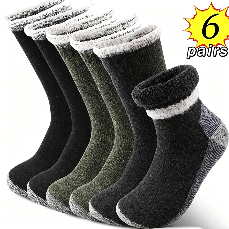 6 Pairs Merino Men's Wool Hiki - Thermal Sock Merino 评论和价格